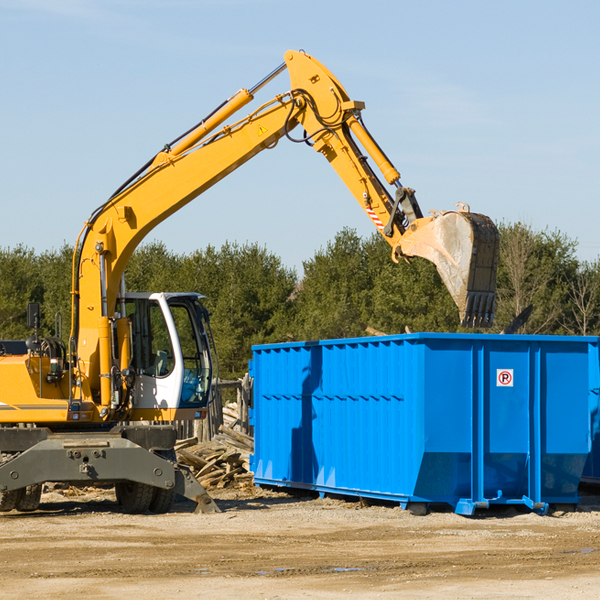 what size residential dumpster rentals are available in Waterloo